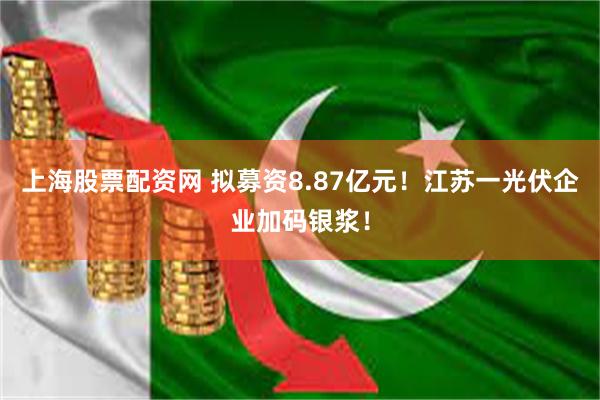 上海股票配资网 拟募资8.87亿元！江苏一光伏企业加码银浆！