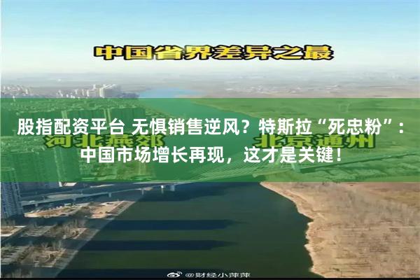 股指配资平台 无惧销售逆风？特斯拉“死忠粉”：中国市场增长再现，这才是关键！